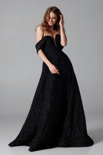Long Black Evening Dress #2019