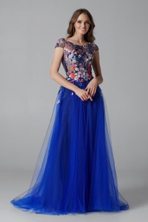 Long Blue Evening Dress #2021