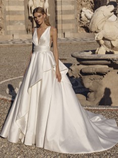 WALTER V-Neck A-Line Ballgown Wedding Dress