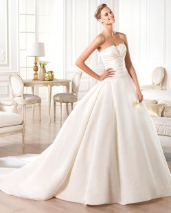 GEORGIA A-Line Satin Wedding Dress