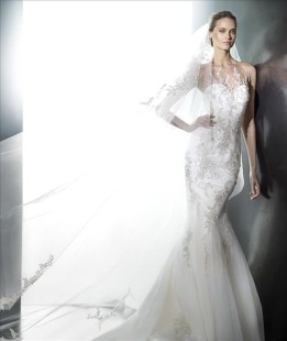 PLEYA tulle and lace Mermaid wedding dress