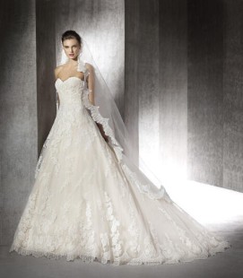 ZURANA Lace A-line Wedding Dress Ballgown