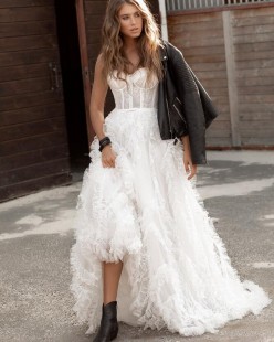 MONBLAN Lace Tulle A-Line Wedding Dress