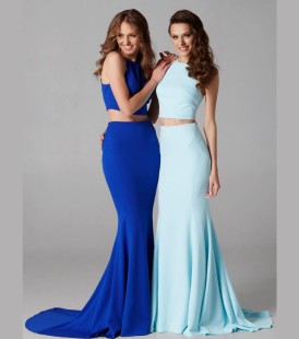 Mint Long Evening Dress #2004