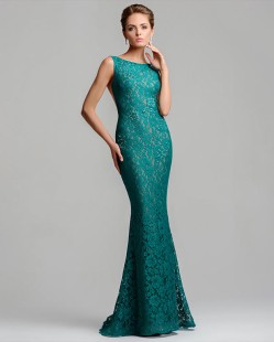 Long Emerald Evening Dress EVERTON