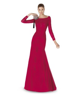 Long Red Evening Dress ABA