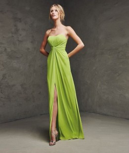 Long Dark Blue Evening Dress by LAN