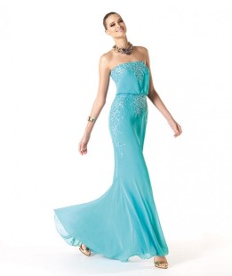 Long Mint Green Evening Dress RAHEL