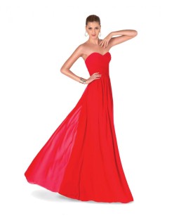 Long Red Evening Dress AMARIS