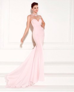 Long Pink Evening Dress #92498