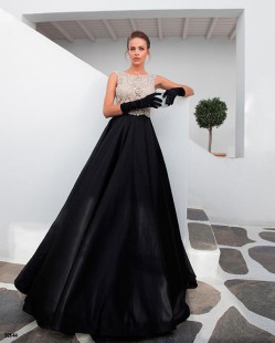 Long Silver Evening Dress #92644