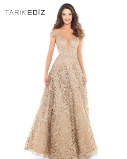 Long Gold Evening Dress #93739