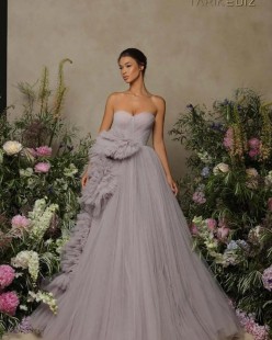 Long Purple Evening Dress #98057