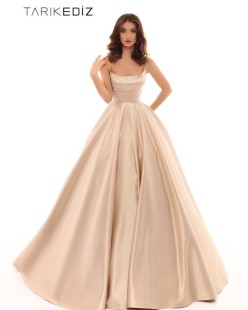 Coral Long Evening Dress #50403