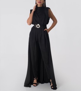 Long Black Jumpsuit #63683