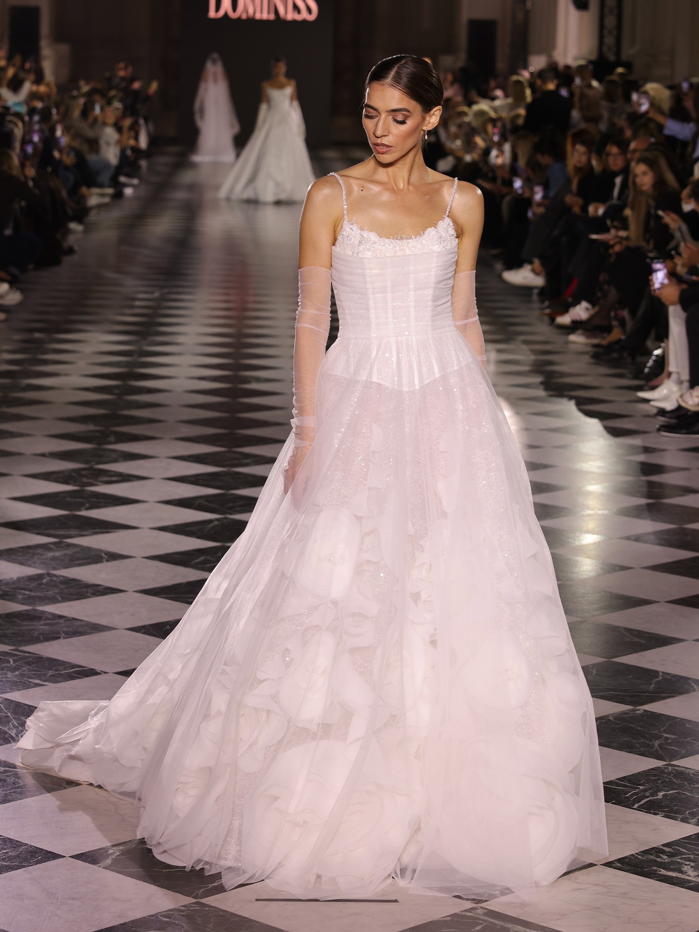 Elza Wedding Dress Two-Piece Bridal Set with Structured Corset and Full Skirt