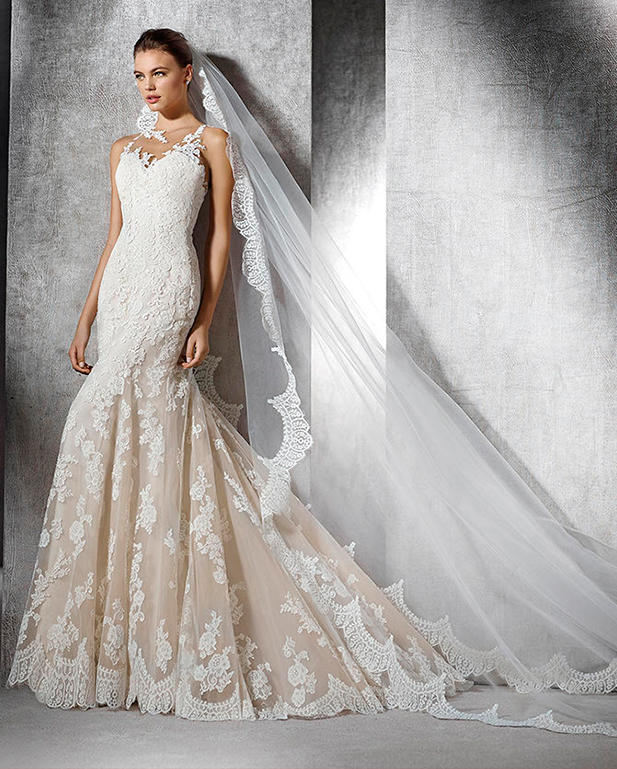 Pronovias drafne outlet